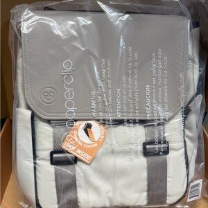 Diaper backpack & Gray Convertible Backpack Organizer